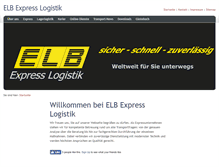 Tablet Screenshot of elb-express.de